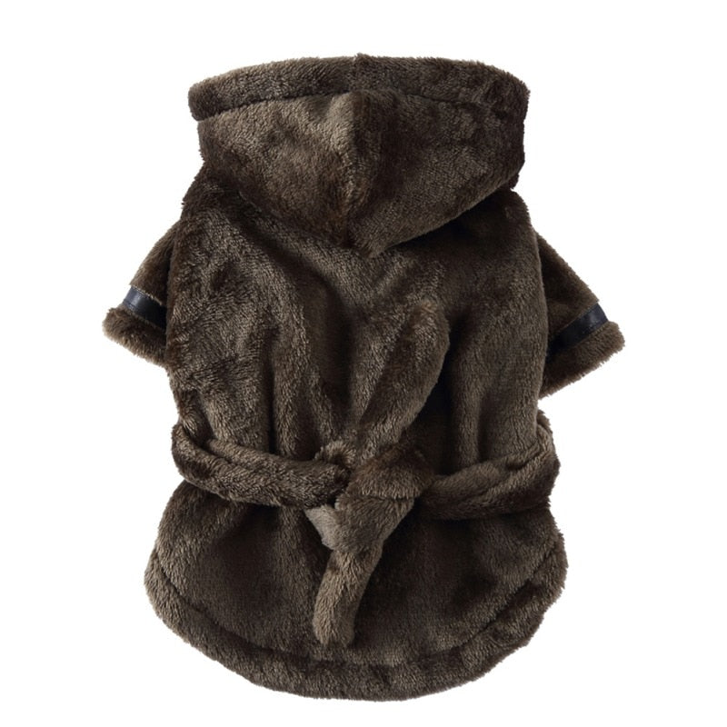 Petmiva Soft Pet Bathrobe for Dogs & Cats – Quick-Dry Towel Robe
