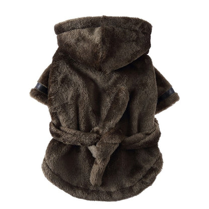 Petmiva Soft Pet Bathrobe for Dogs & Cats – Quick-Dry Towel Robe