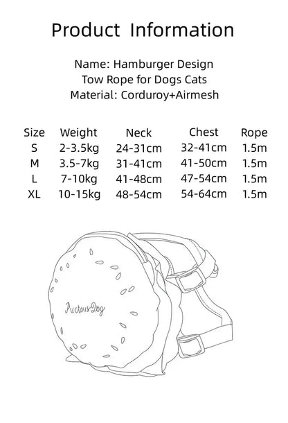 Petmiva Chips Pet Outfit for Dogs & Cats