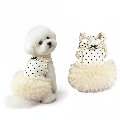 Petmiva Dottie Pet Dress for Dogs & Cats – Polka Dot Clothing