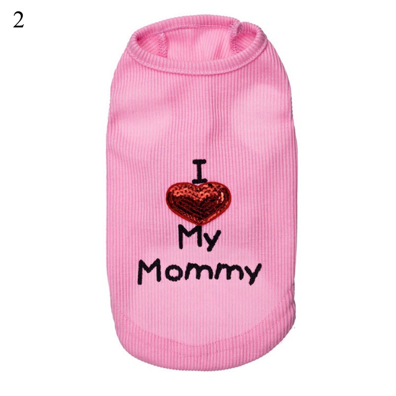Petmiva I Love My Mom & Daddy T-Shirt for Dogs & Cats