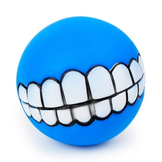 Petmiva Smiley Ball Chew Toy for Dogs & Cats – Dental Health
