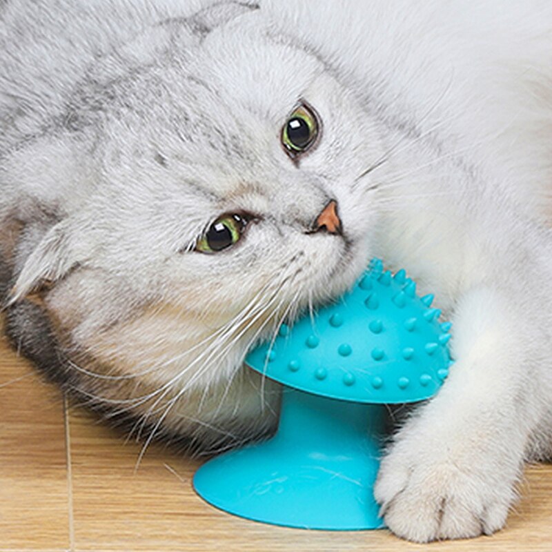 Petmiva Nala Self-Grooming Brush for Cats – Wall Mount