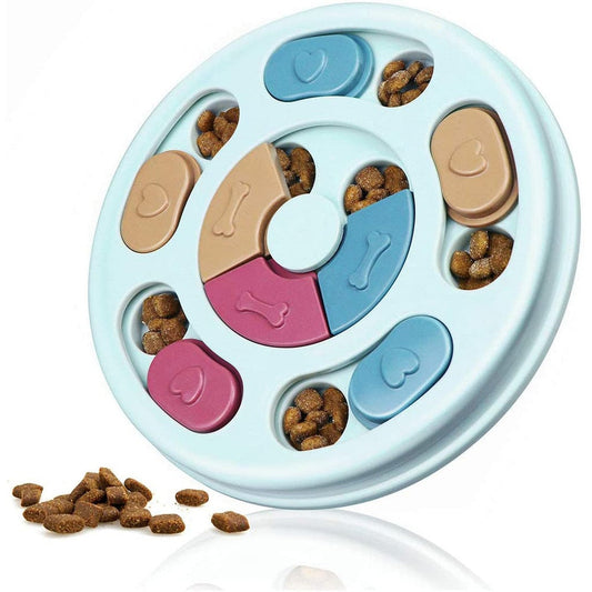 Petmiva Brainy Puzzle Feeder for Dogs & Cats – Slow Eating Toy