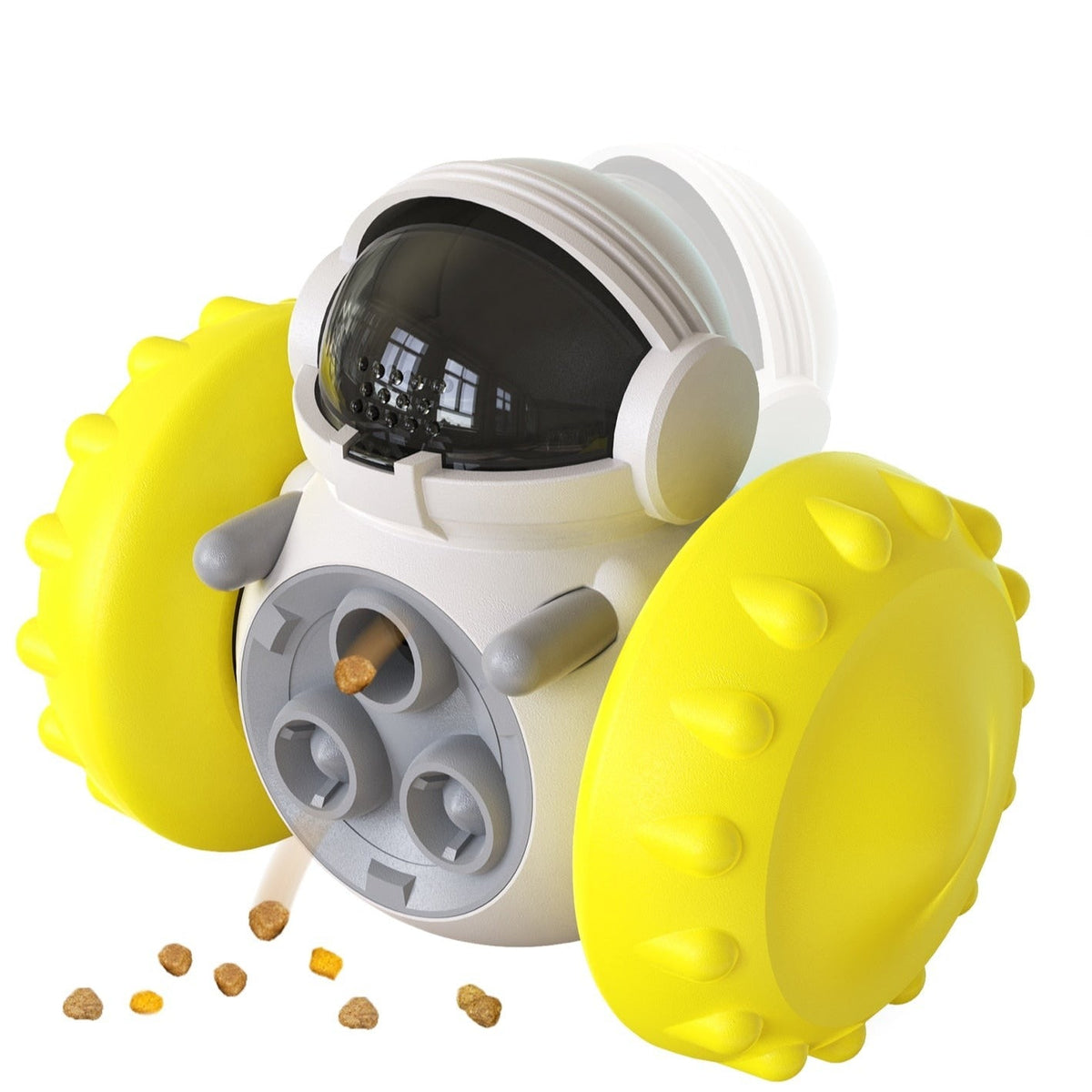 Petmiva Robot Interactive Food Dispenser Toy for Dogs & Cats
