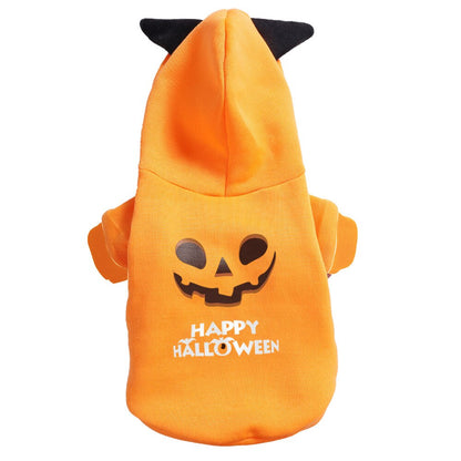 Petmiva Pumpkin Suit Halloween Costume for Dogs & Cats