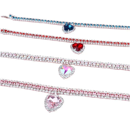 Petmiva Shiny Necklace Pet Collar for Dogs & Cats – Rhinestone Design