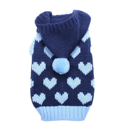 Petmiva Sweetheart Valentine Sweater for Dogs & Cats – Winter Knitwear