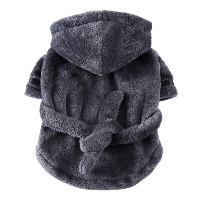 Petmiva Soft Pet Bathrobe for Dogs & Cats – Quick-Dry Towel Robe