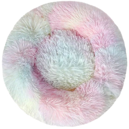 Petmiva Donut Round Pet Bed for Dogs & Cats – Cozy Cushion