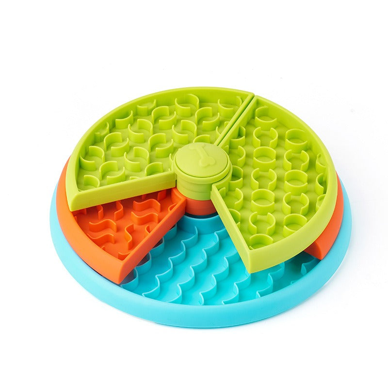 Petmiva Triple Maze Slow Feeder Bowl for Dogs & Cats – Anti-Gulping