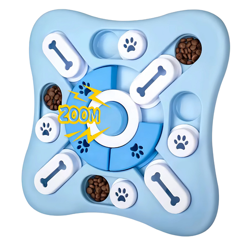 Petmiva Puzzle Bites Interactive Slow Feeder Bowl for Dogs & Cats