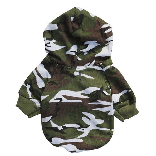 Petmiva Little Camo Hoodie for Dogs & Cats – Pet Clothing