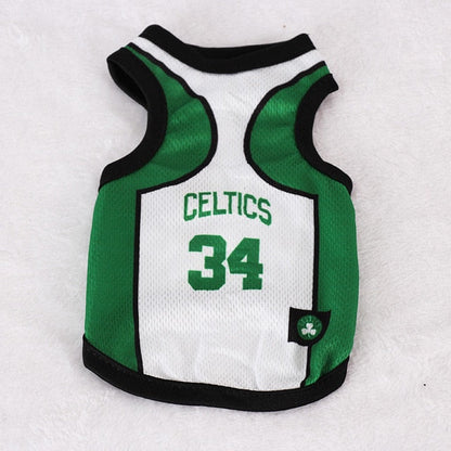 Petmiva Basketball Shirt Pet Outfit for Dogs – Sporty Design