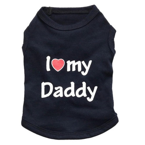 Petmiva Daddy Pet T-Shirt for Dogs & Cats – Casual Clothing