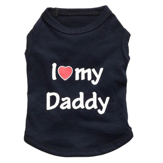 Petmiva Daddy Pet T-Shirt for Dogs & Cats – Casual Clothing