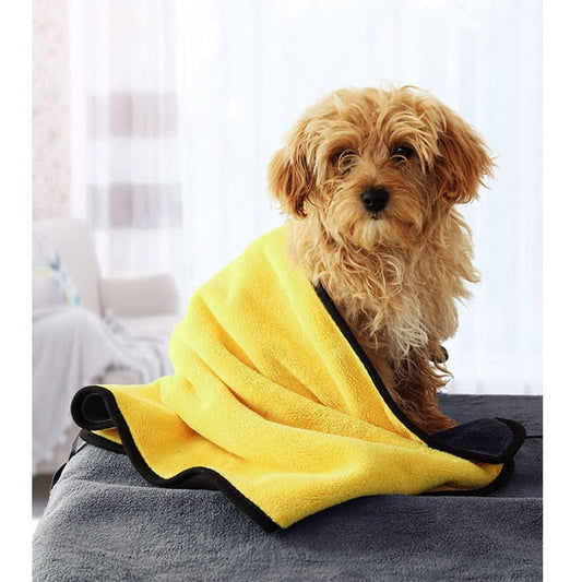 Petmiva Quick-Drying Fiber Towel for Dogs & Cats – Grooming Accessory