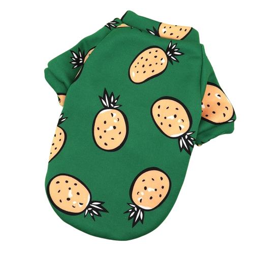 Petmiva Green Pineapple Pet T-Shirt for Dogs & Cats