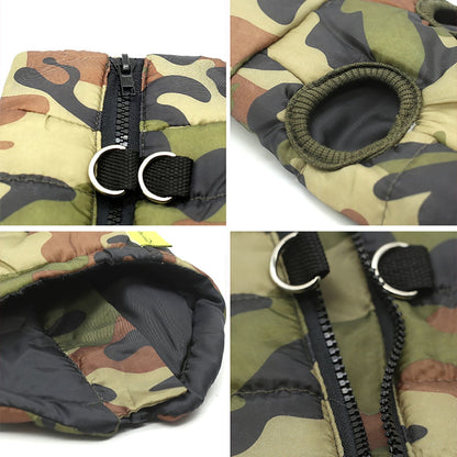 Petmiva Camo Harness Jacket for Dogs & Cats – Outdoor Wear