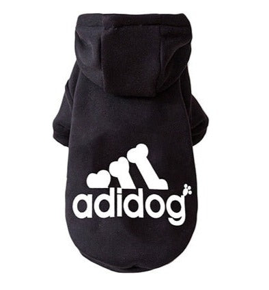 Petmiva Adidog Hoodie for Small Dogs & Cats – Sporty Pet Sweatshirt